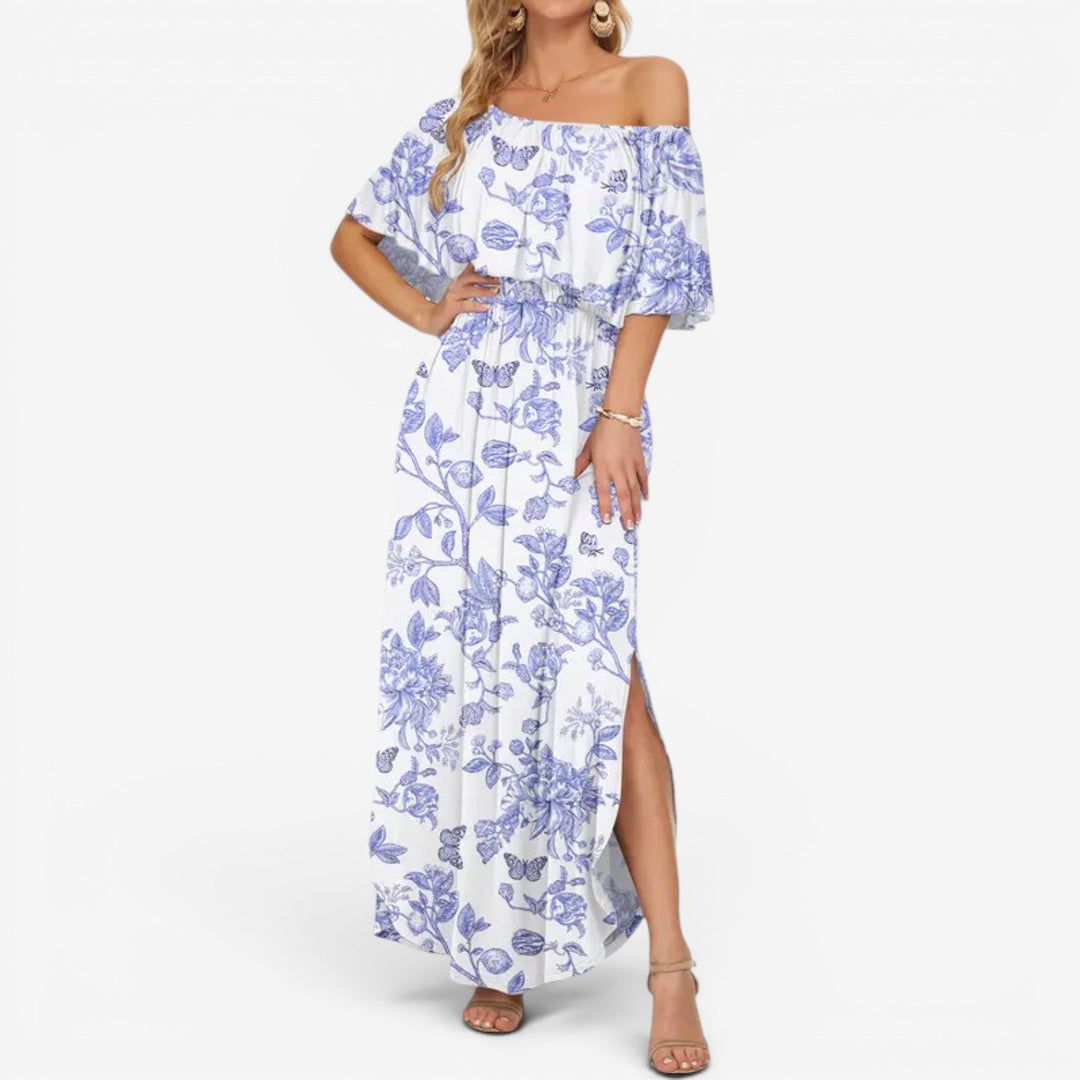 Macey™ Vestido maxi con abertura