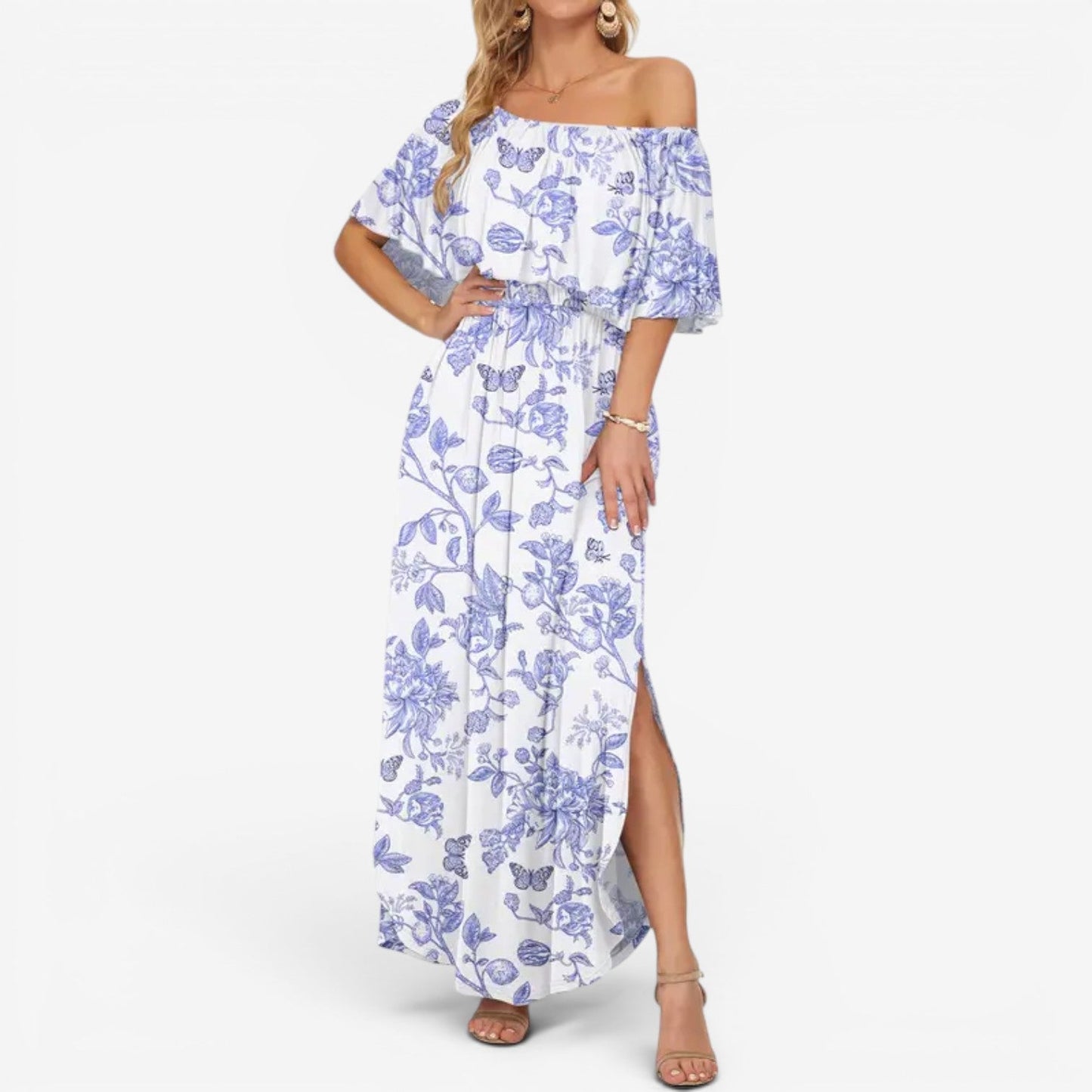 Macey™ Vestido maxi con abertura