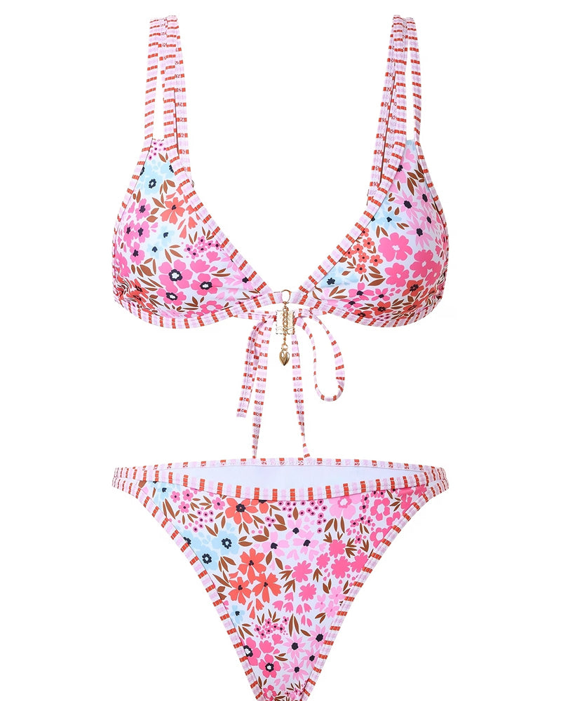 Bikini sexy floreado