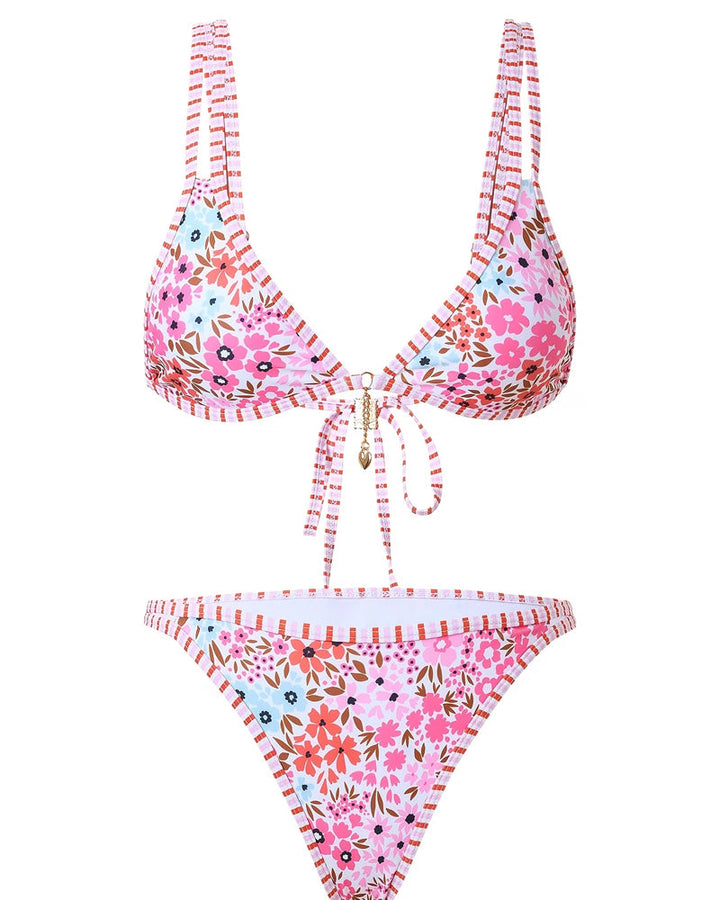 Bikini sexy floreado