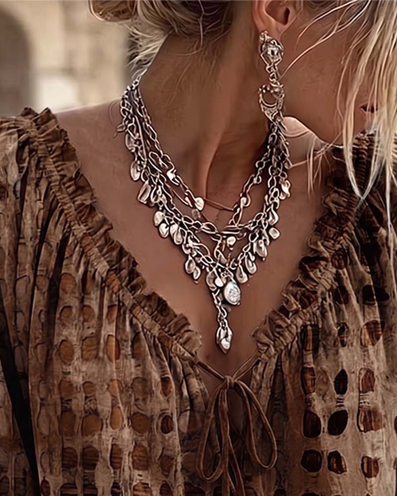 Blusa de lunares con lazos