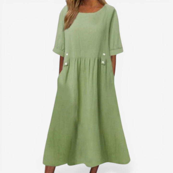 Grazia™ Vestido midi fluido