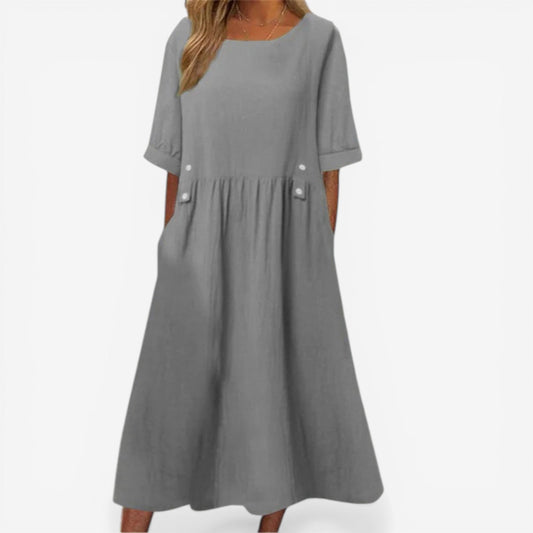 Grazia™ Vestido midi fluido
