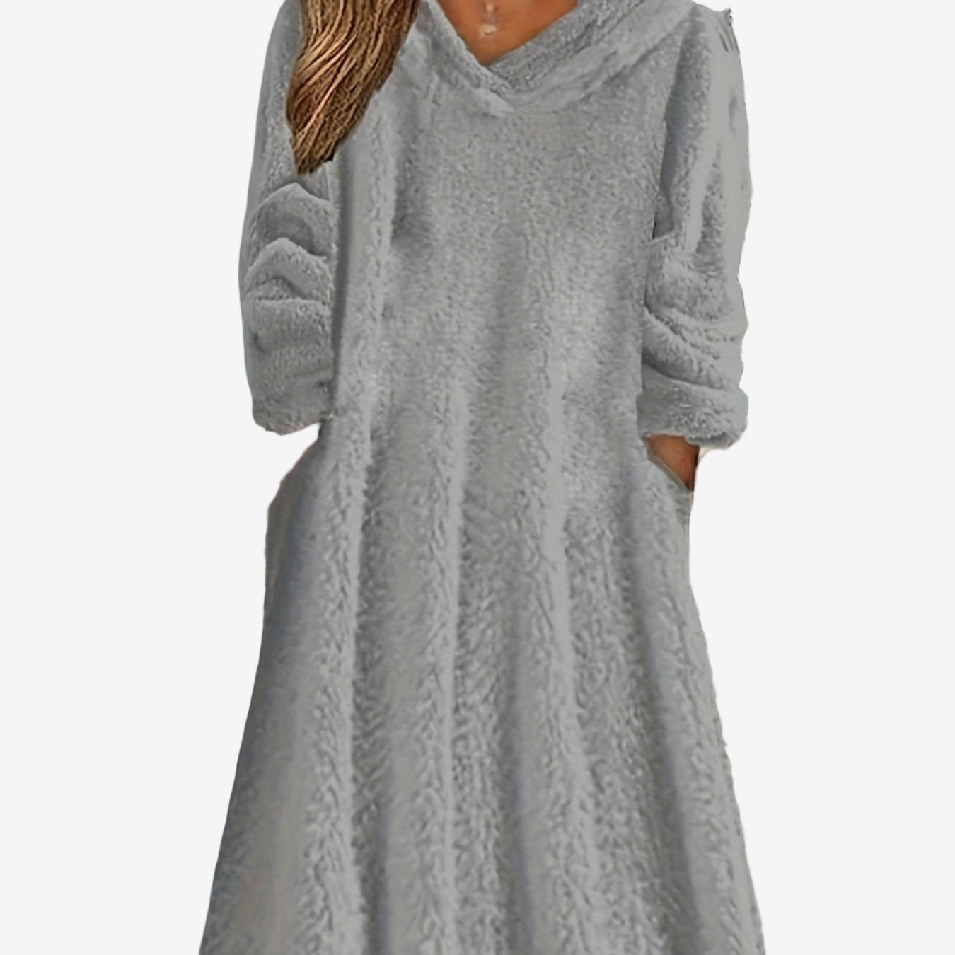 Layla™ Vestido de punto con capucha