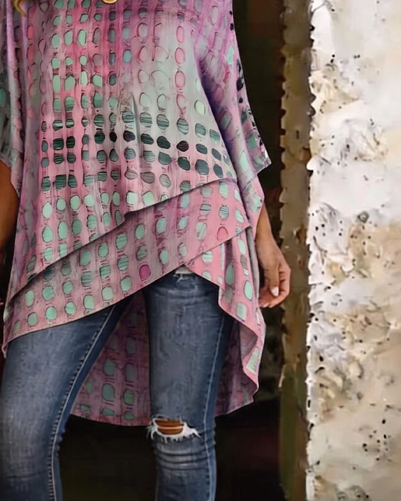 Marcela | Blusa estampada de lunares