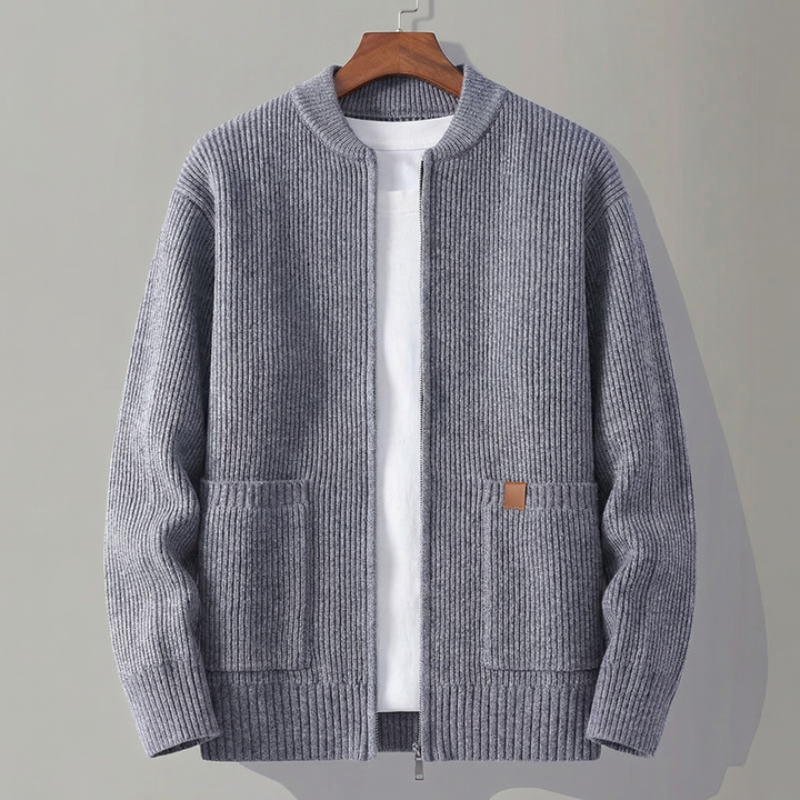 Chaqueta Nova de punto canalé