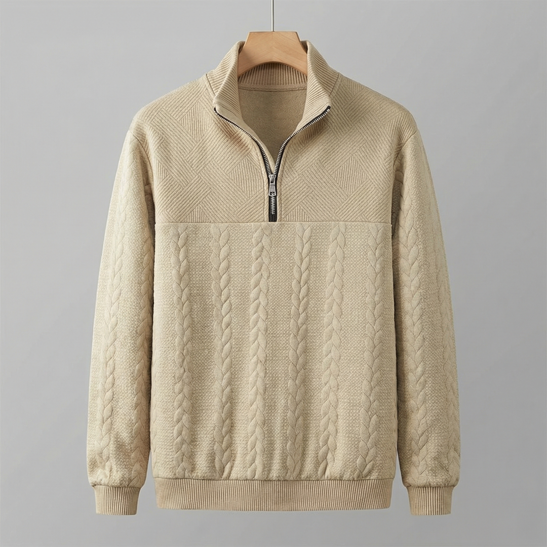 CAMDEN | SUDADERA PREMIUM CON CREMALLERA DE 1/4