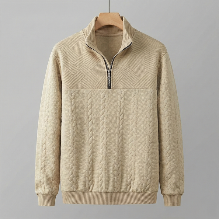 CAMDEN | SUDADERA PREMIUM CON CREMALLERA DE 1/4