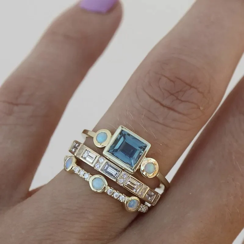 Angelini™ Anillo azul
