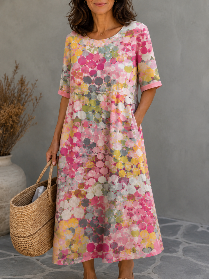Vestido Holgado Floral