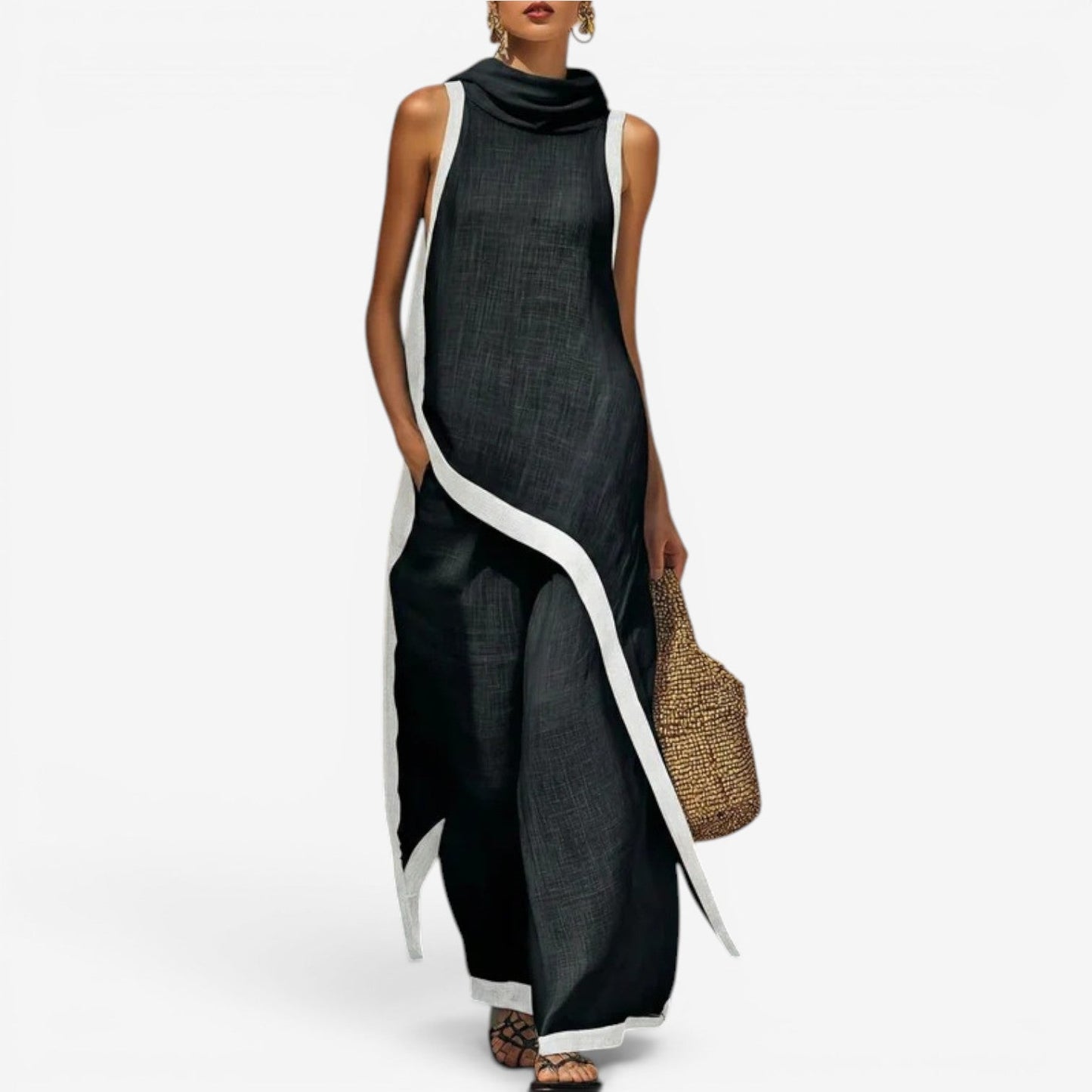 Samantha™ mono largo bicolor