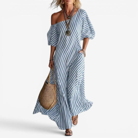 Izzy™ Vestido maxi con hombros descubiertos