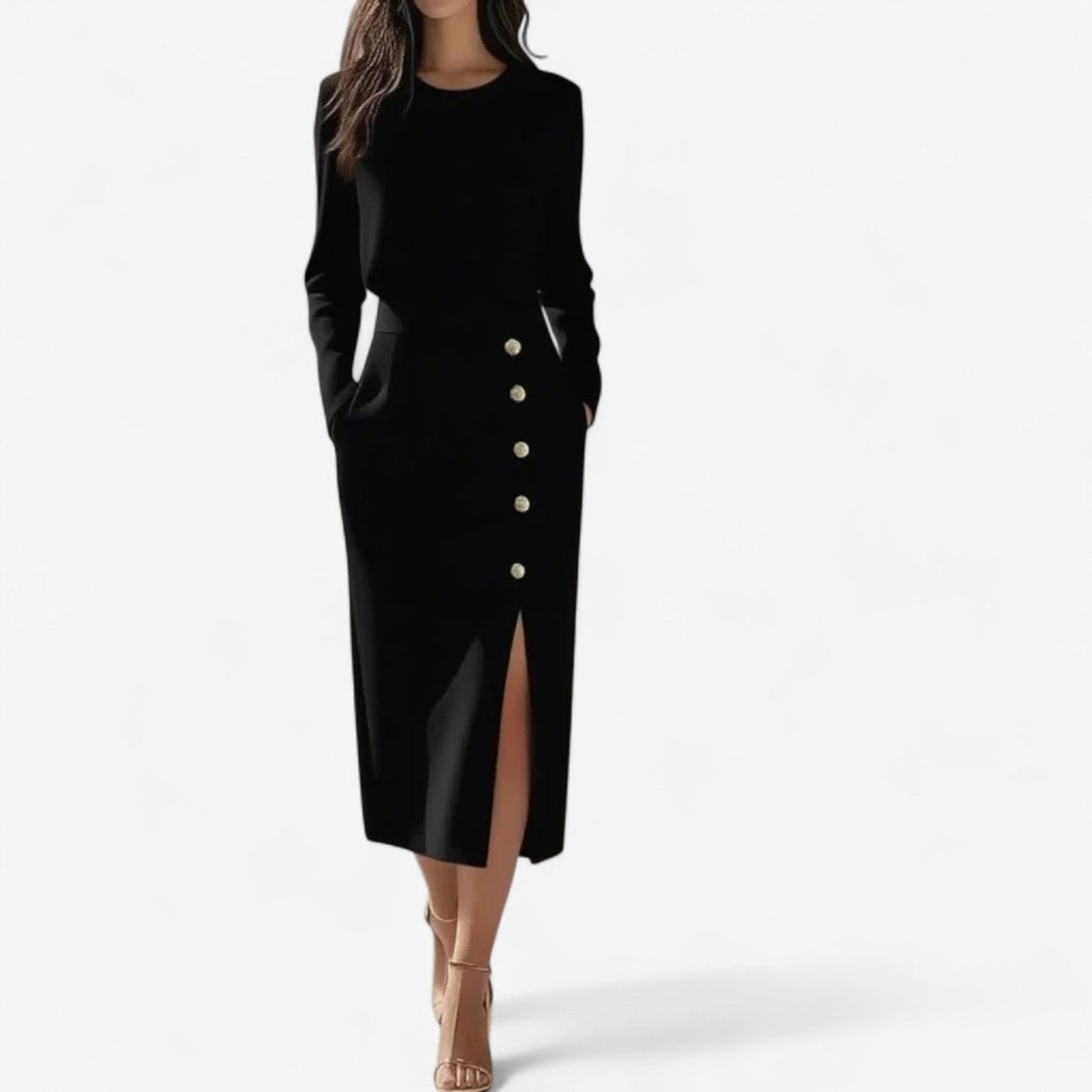 Cloé™ Vestido con abertura