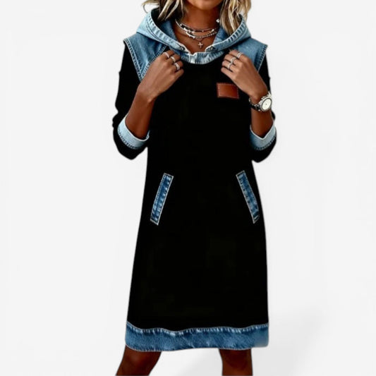Georgina™ Vestido casual con capucha