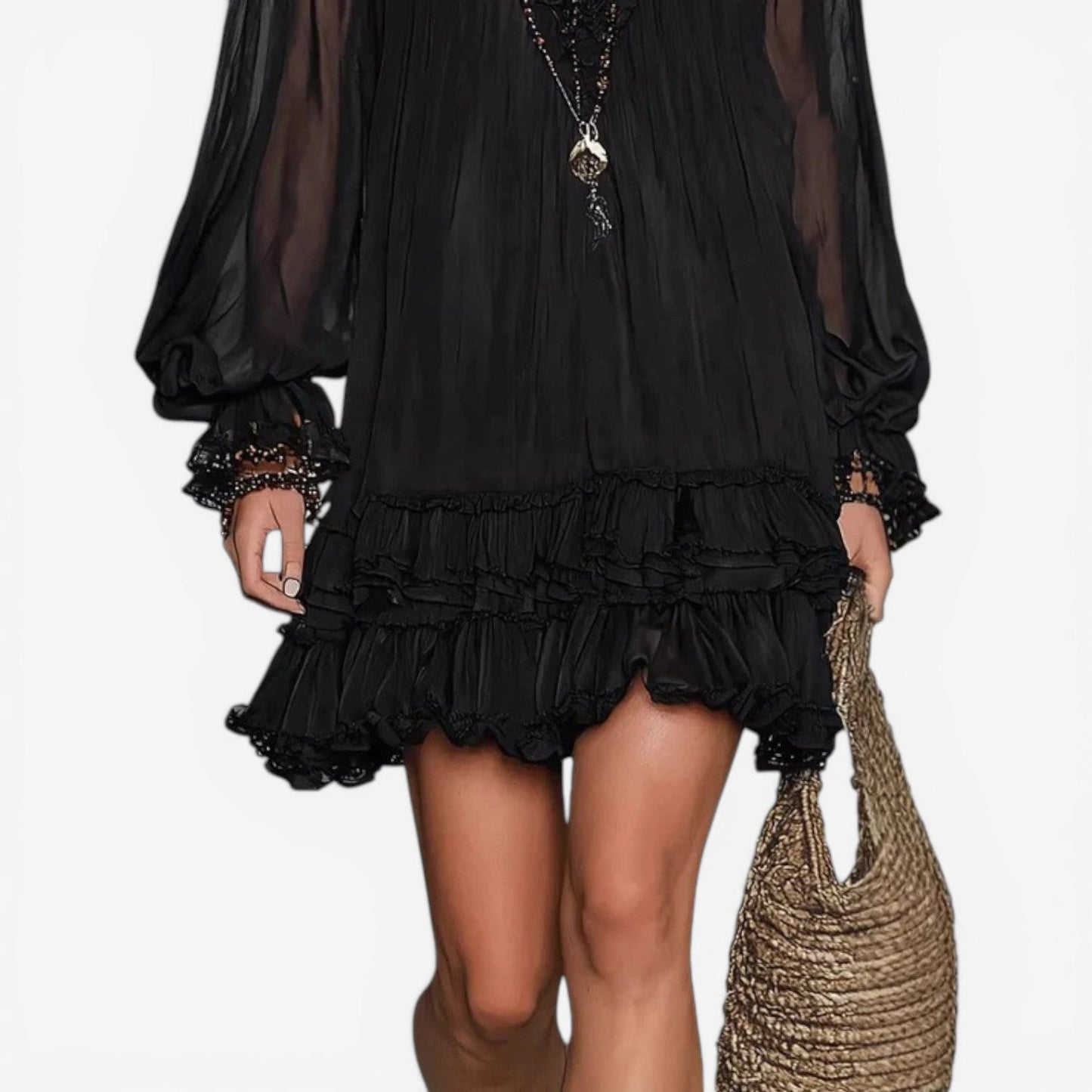 Julianna™ Vestido mini bohemio