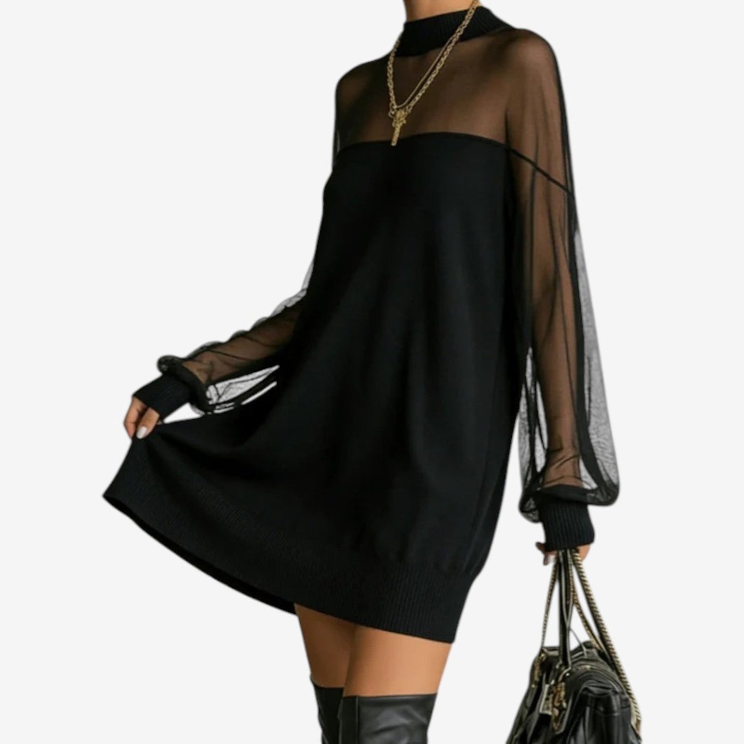 Antonella™ vestido corto velado
