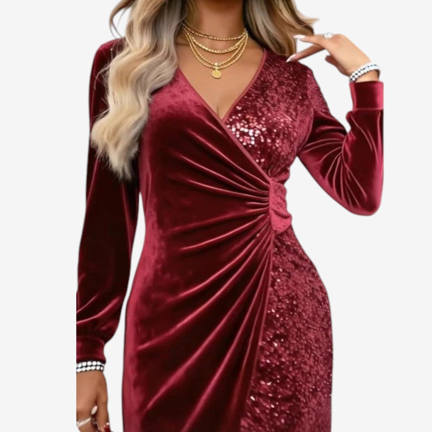Marconi™ Vestido de terciopelo