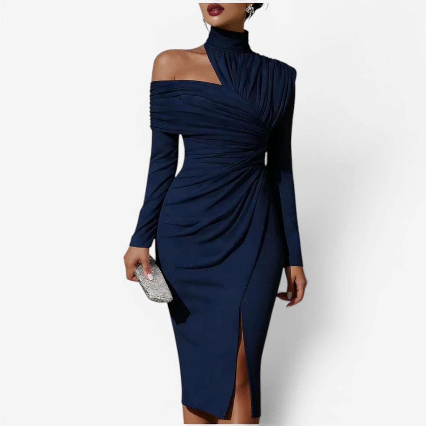 Queenie™ vestido midi envolvente
