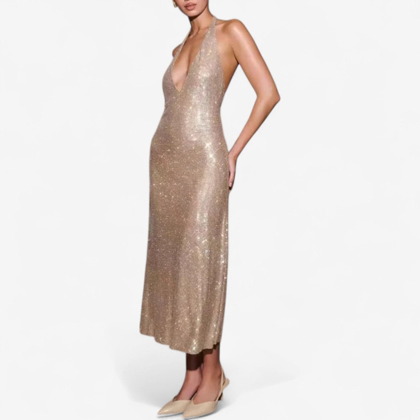 Vestido con lentejuelas Ischen™