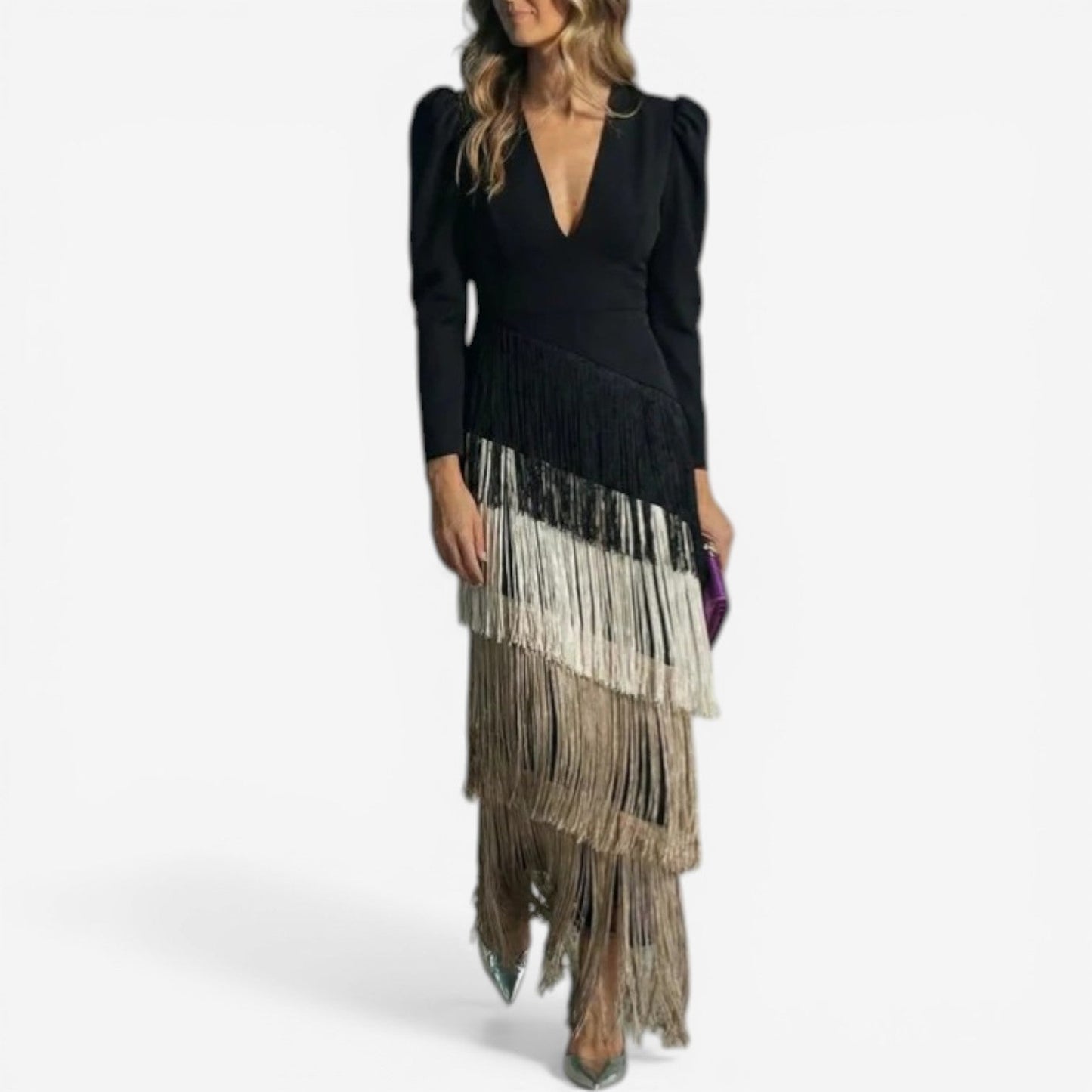 Atasha™ Vestido con flecos