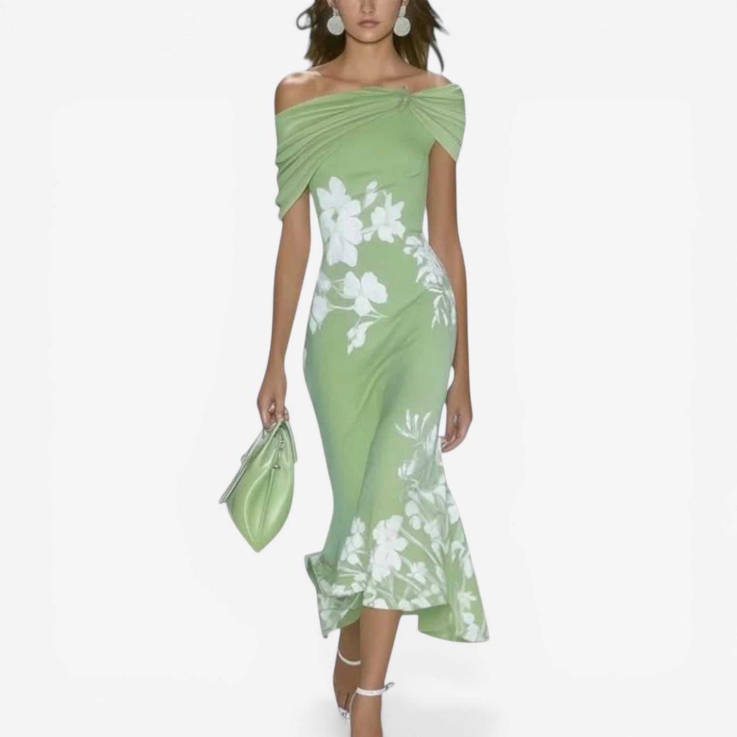 Glaiza™ Vestido midi de flores