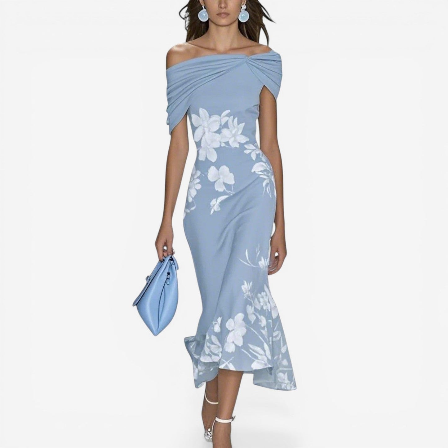 Glaiza™ Vestido midi de flores