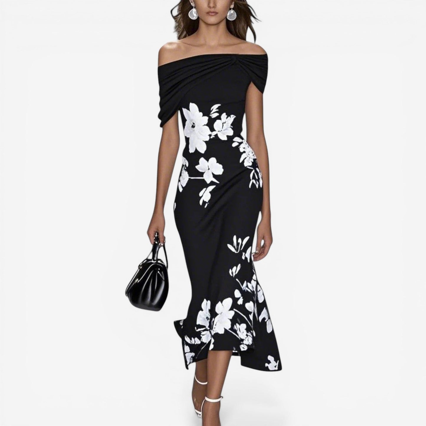 Glaiza™ Vestido midi de flores