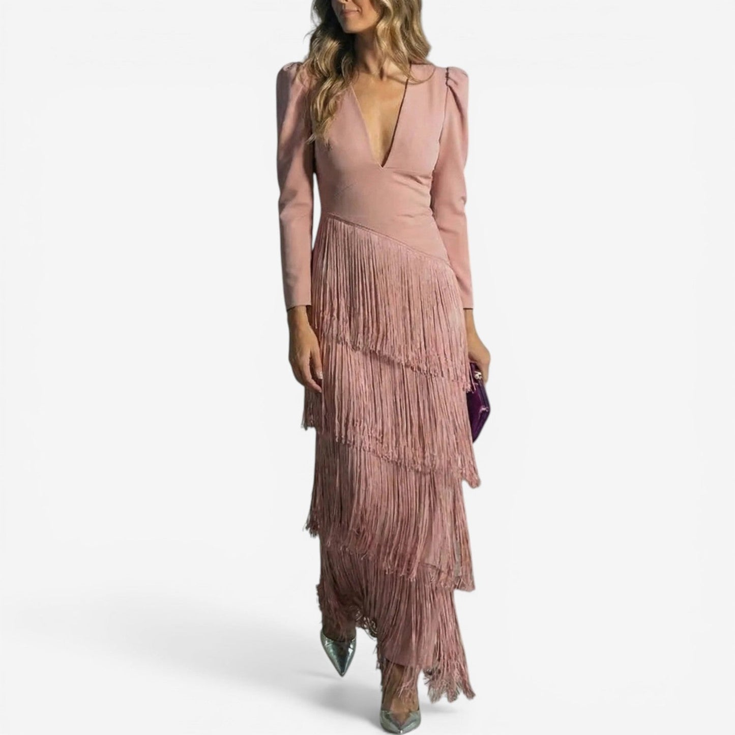Atasha™ Vestido con flecos