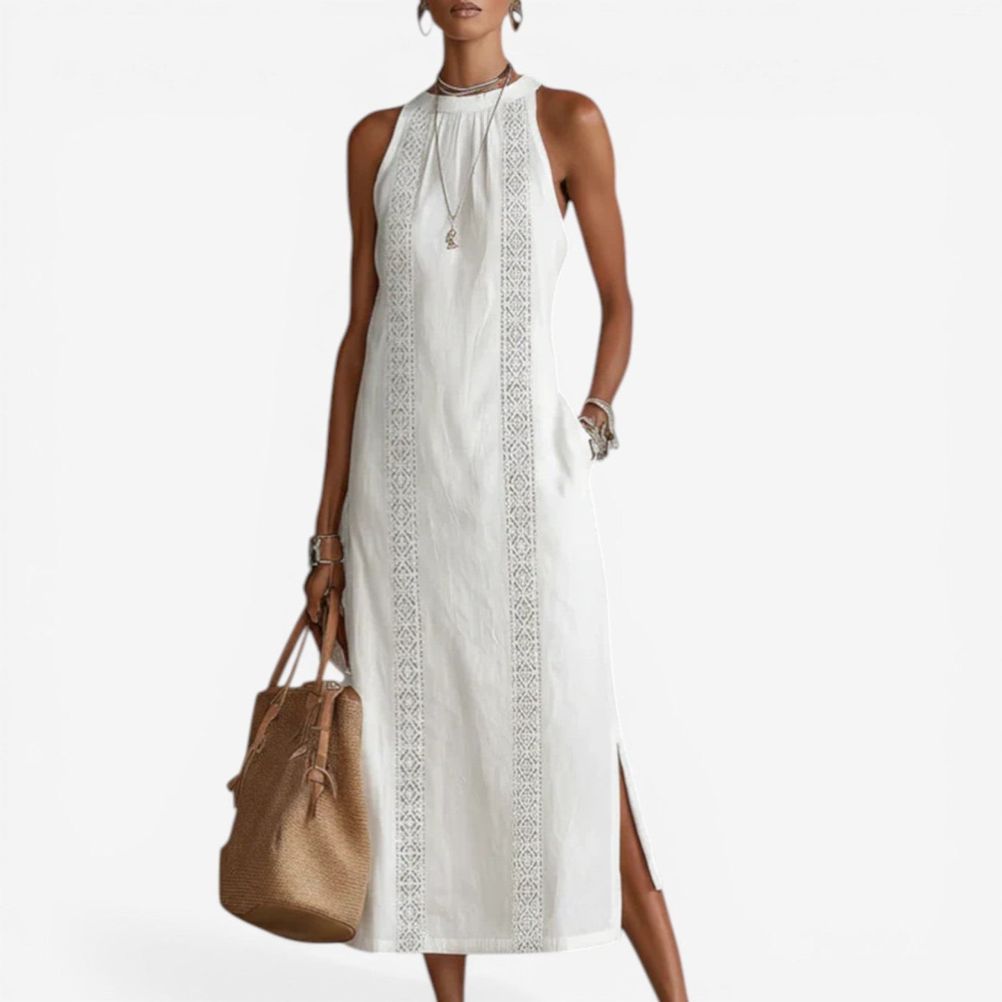 Althea™ Vestido midi minimalista