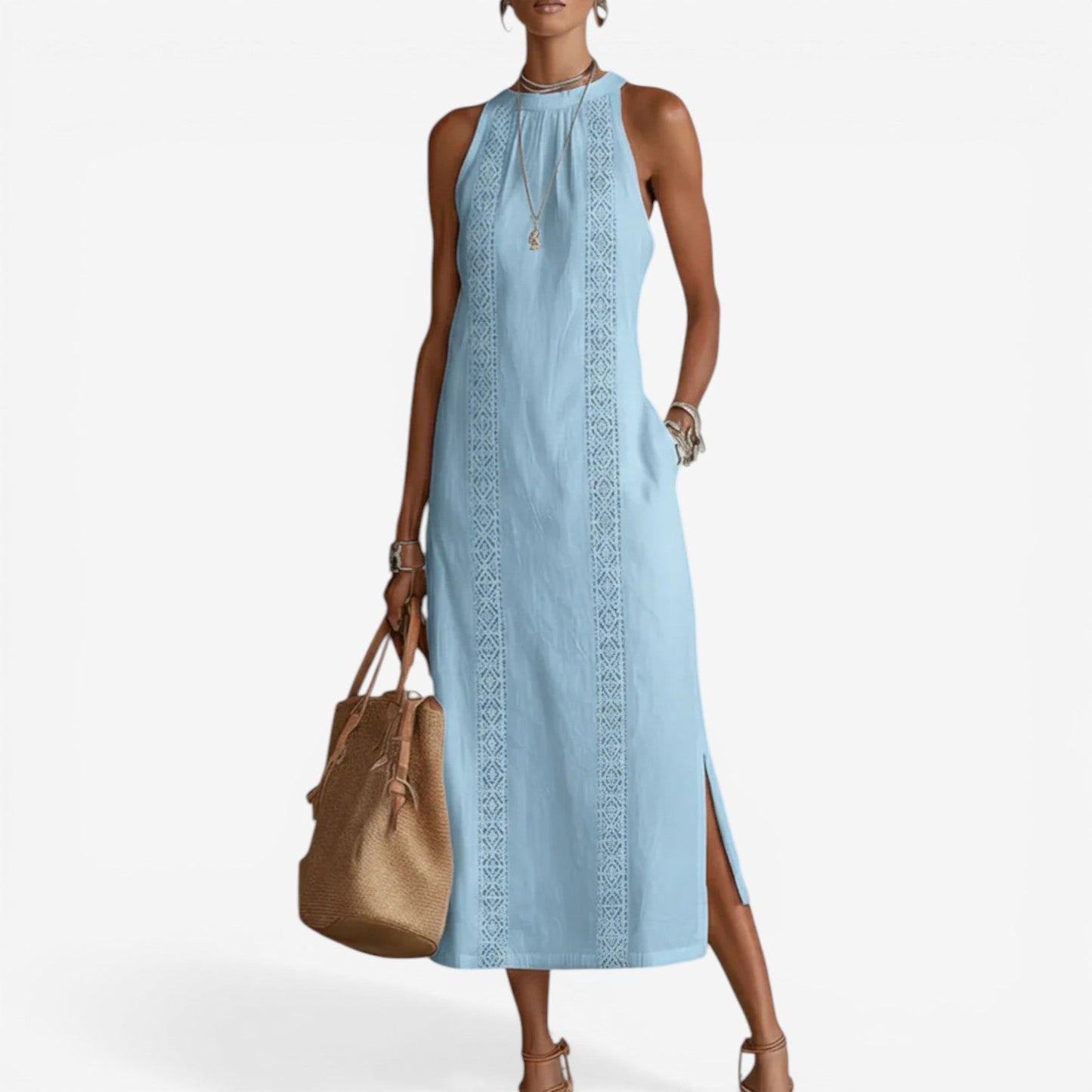 Althea™ Vestido midi minimalista