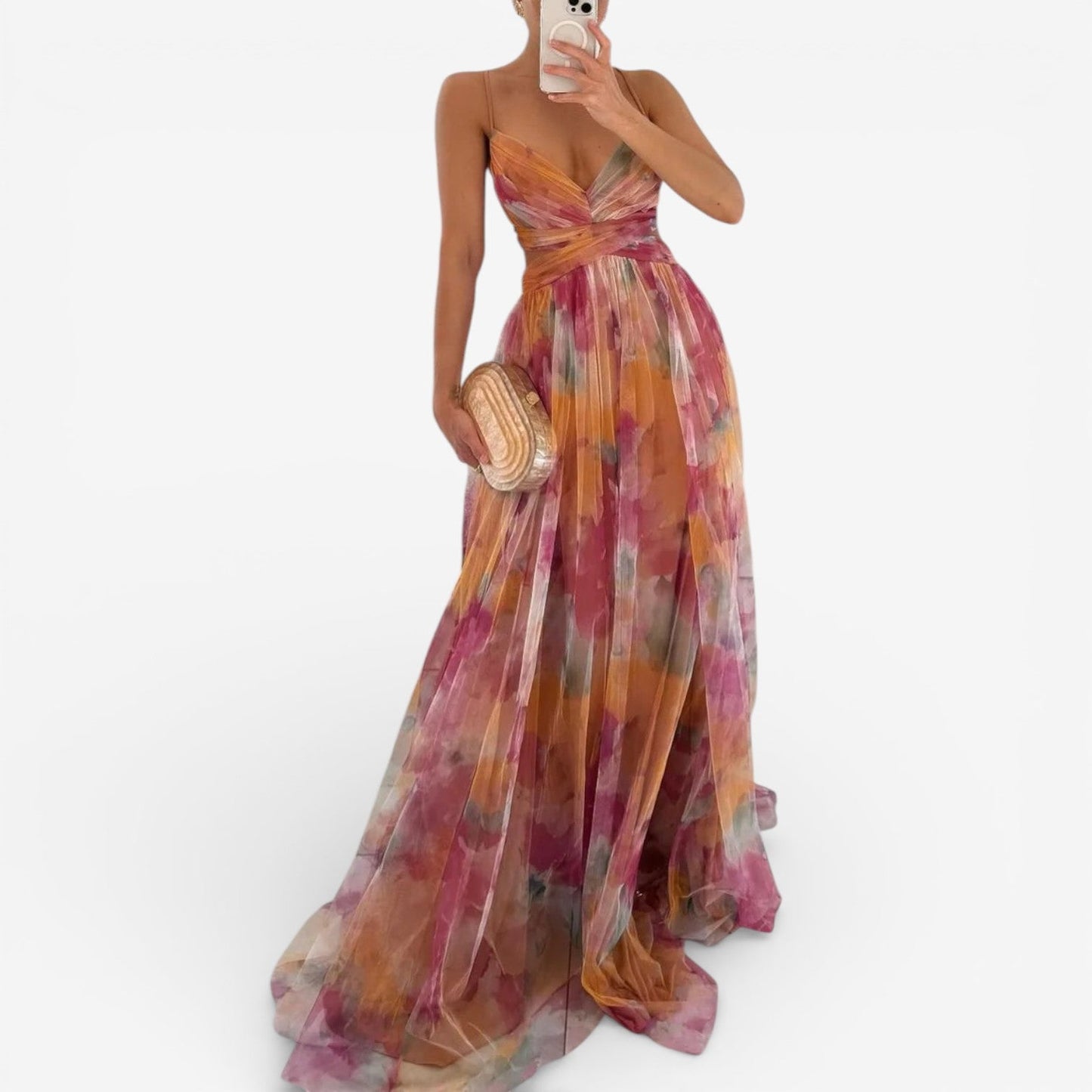 Hilda™ Vestido maxi floreado