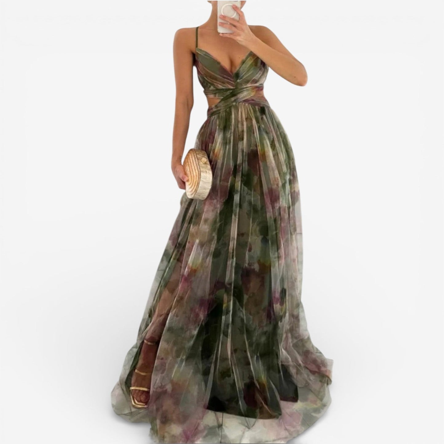 Hilda™ Vestido maxi floreado