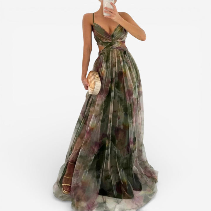 Hilda™ Vestido maxi floreado