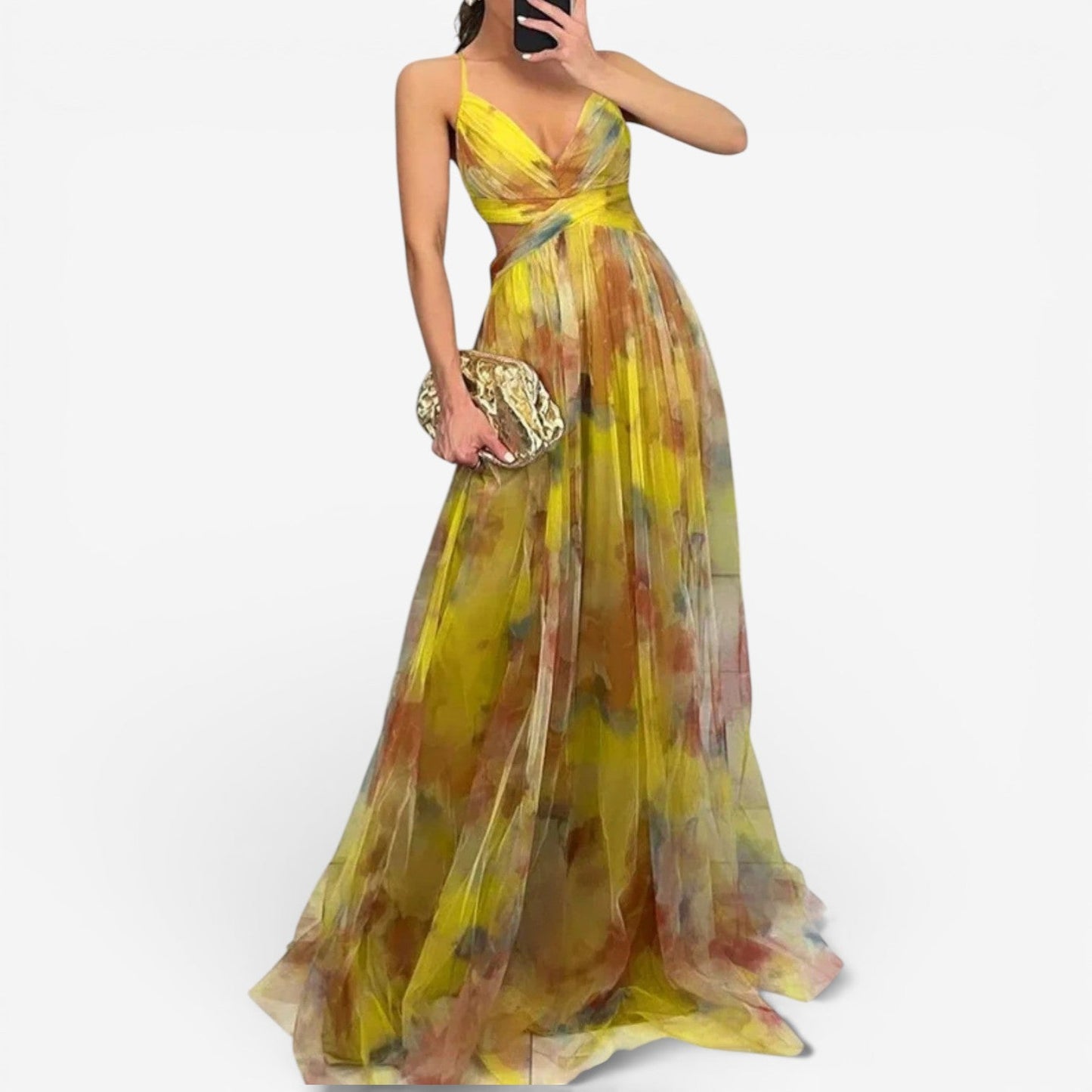 Hilda™ Vestido maxi floreado