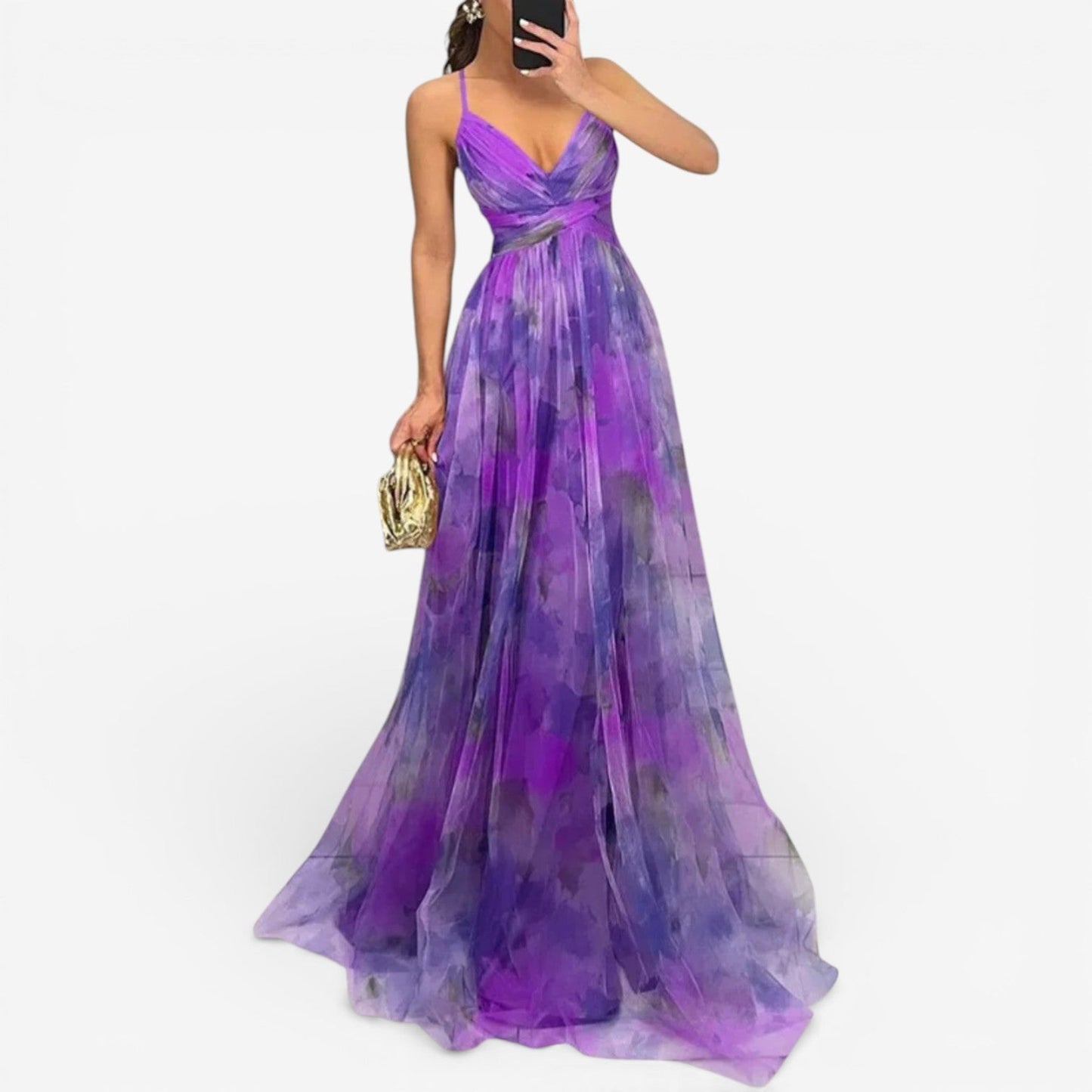 Hilda™ Vestido maxi floreado