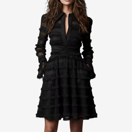 Hazel™ Vestido elegante con volante