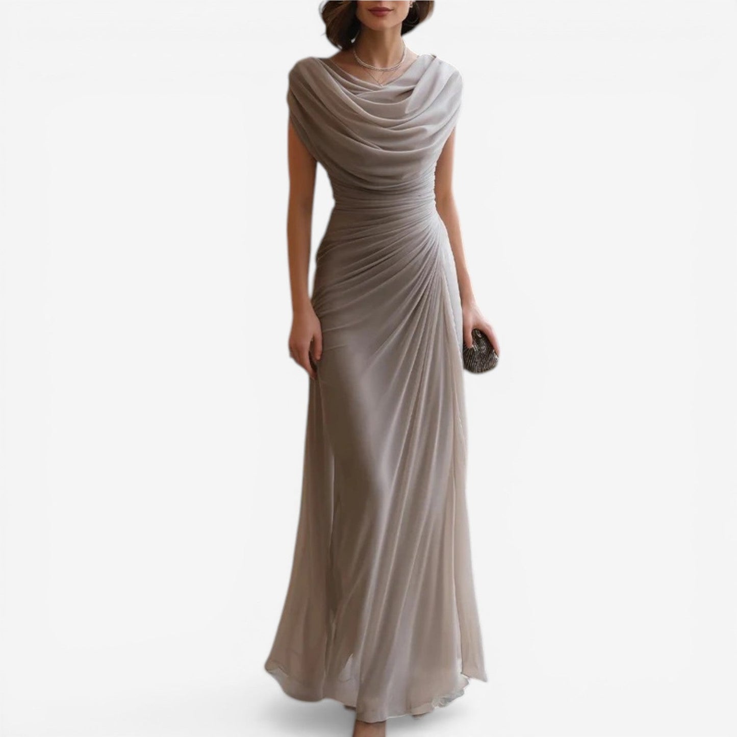 Charmaine™ vestido largo plisado
