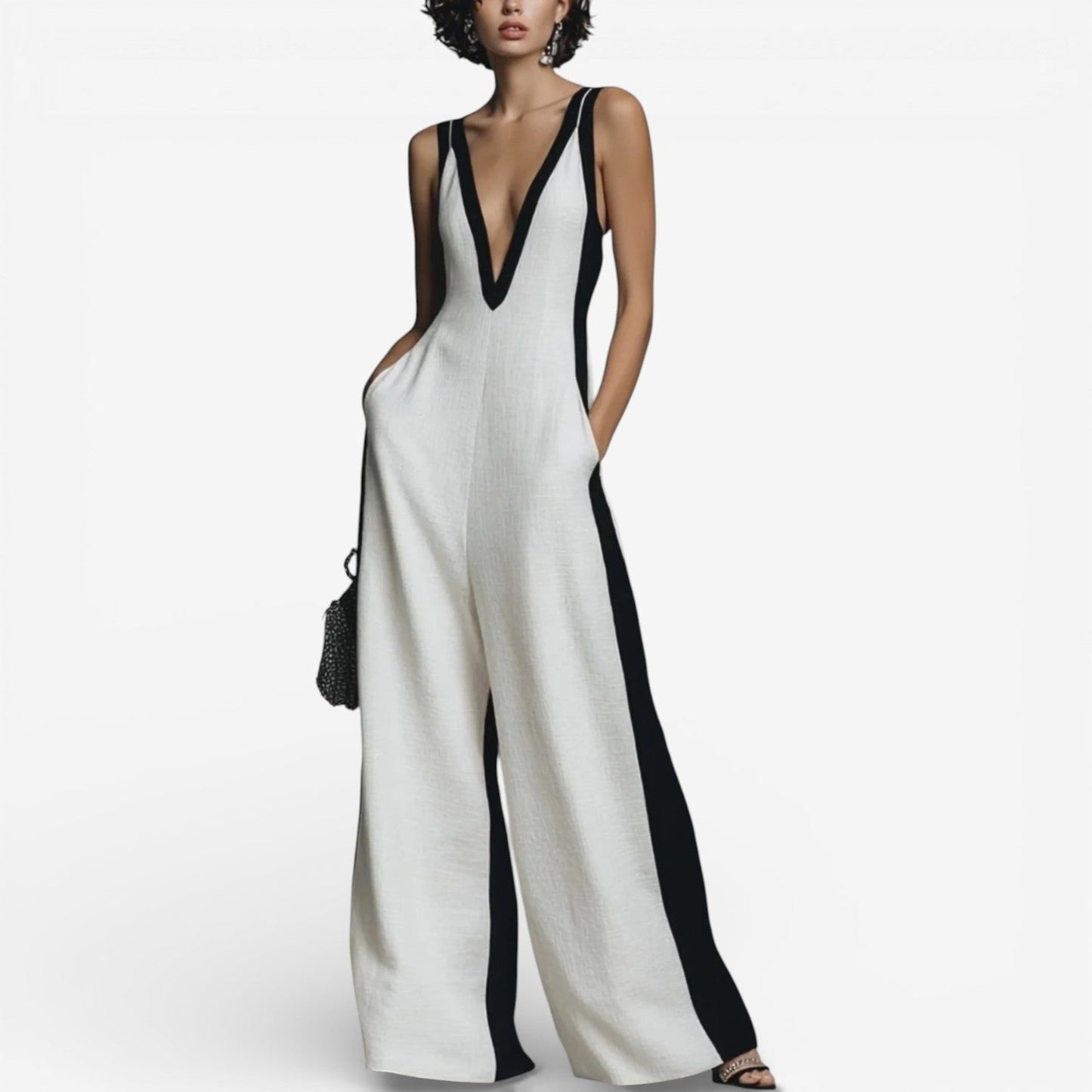 Maybelle™ Mono elegante bicolor
