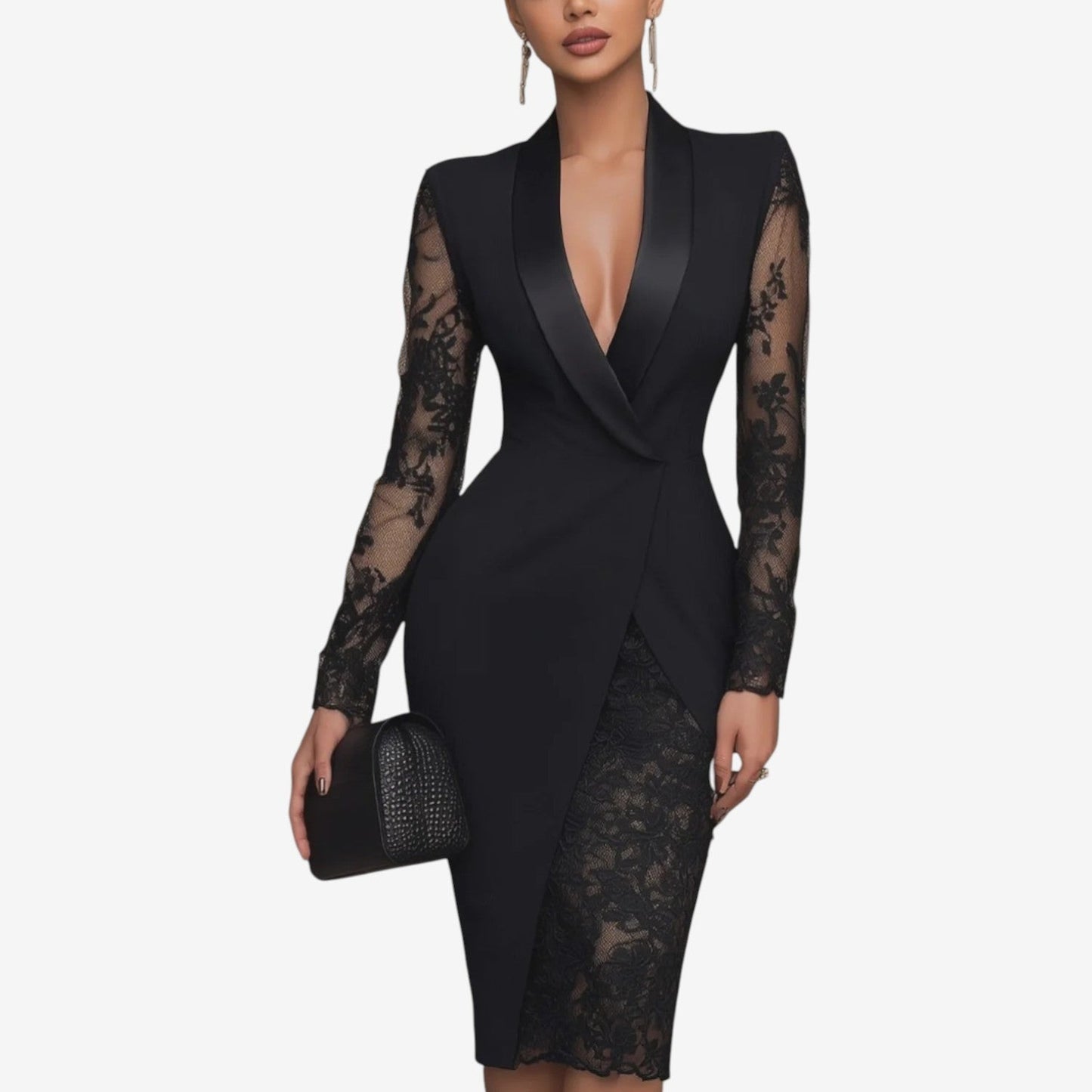 Annabelle™ Vestido elegante con encaje