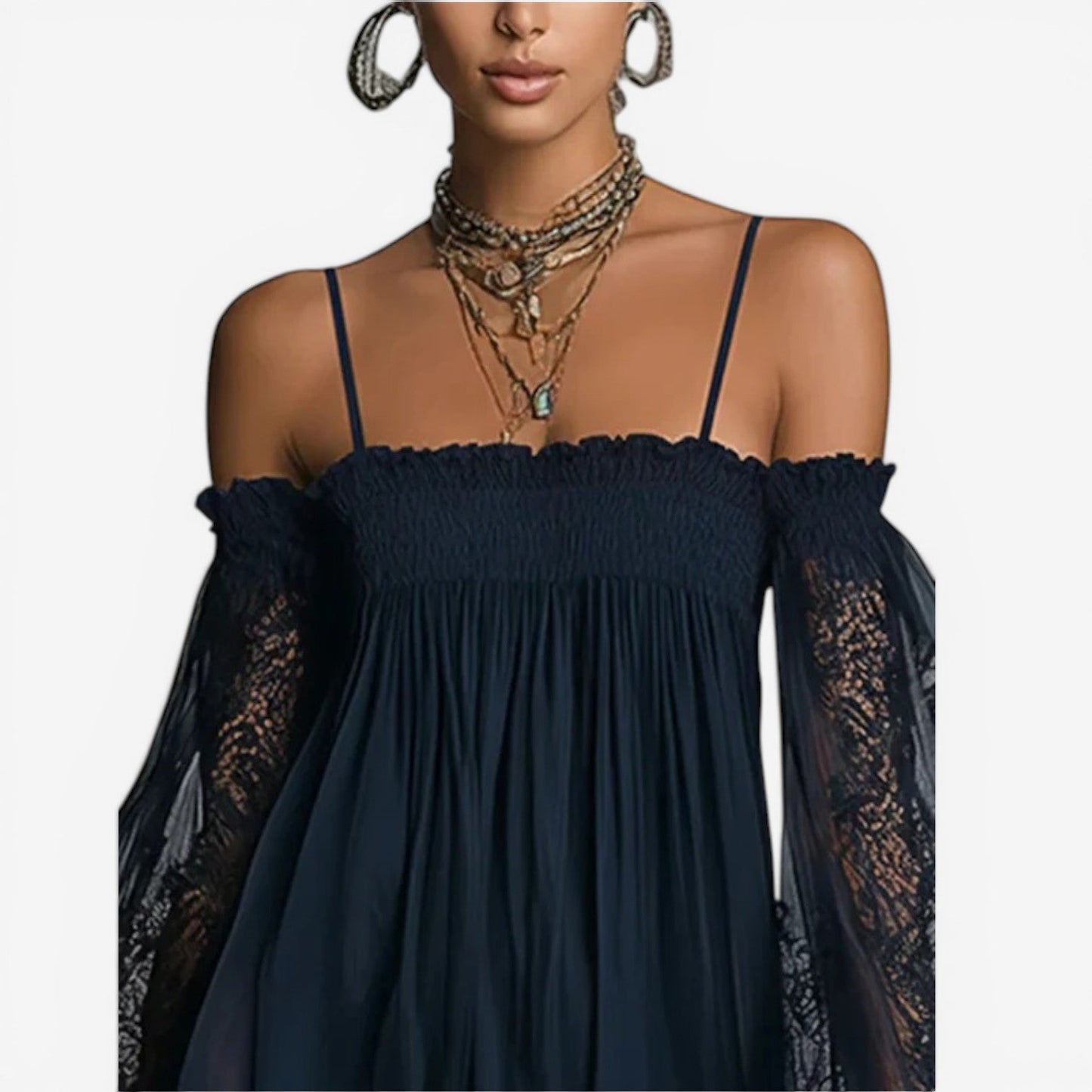 Julliana™ Vestido corto de encaje