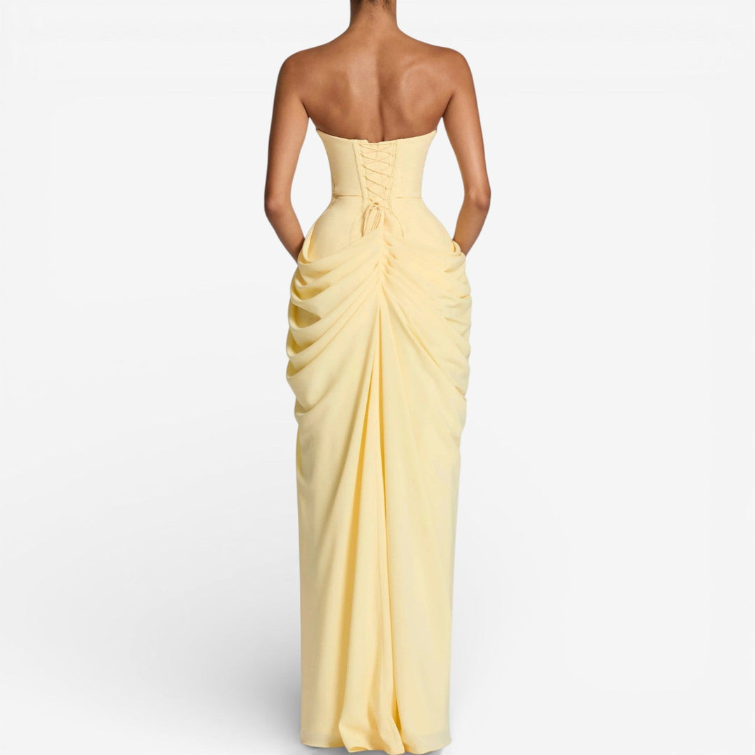 Angelina™ Vestido largo sin tirantes