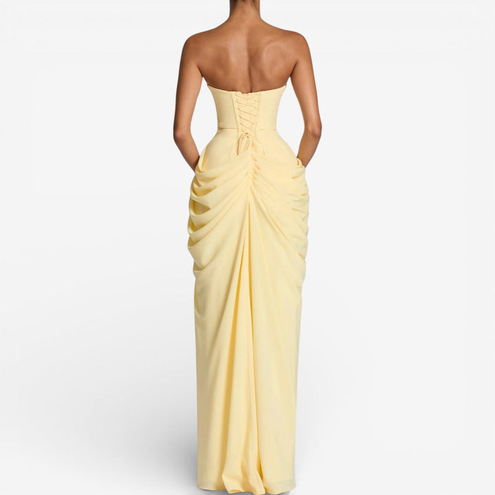Angelina™ Vestido largo sin tirantes