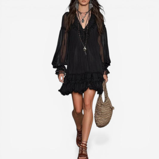 Julianna™ Vestido mini bohemio