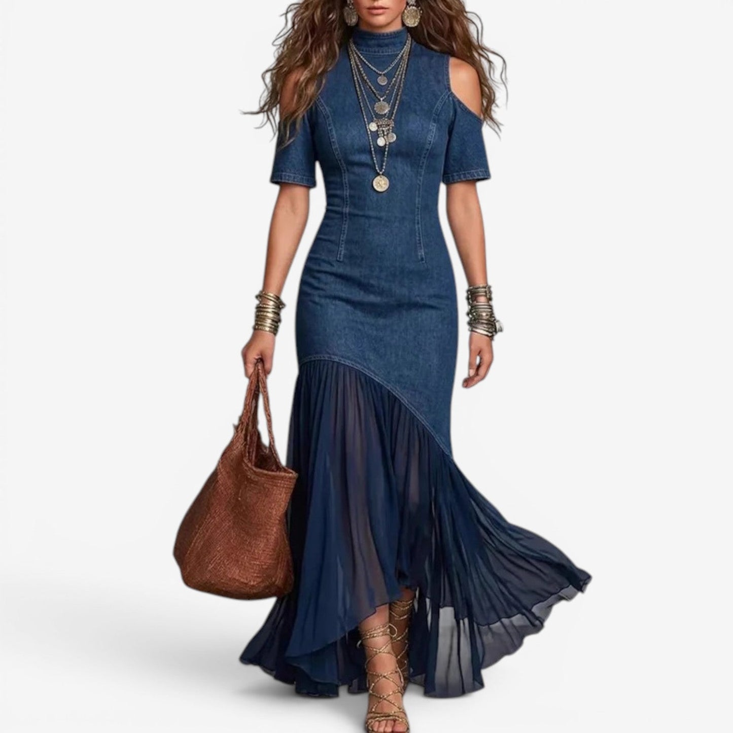 Kimberley™ Vestido largo de denim