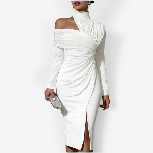 Queenie™ vestido midi envolvente