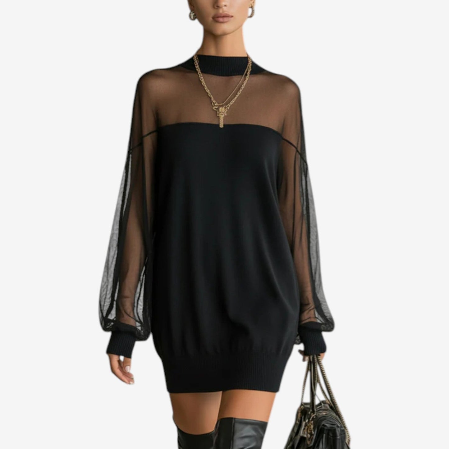 Antonella™ vestido corto velado