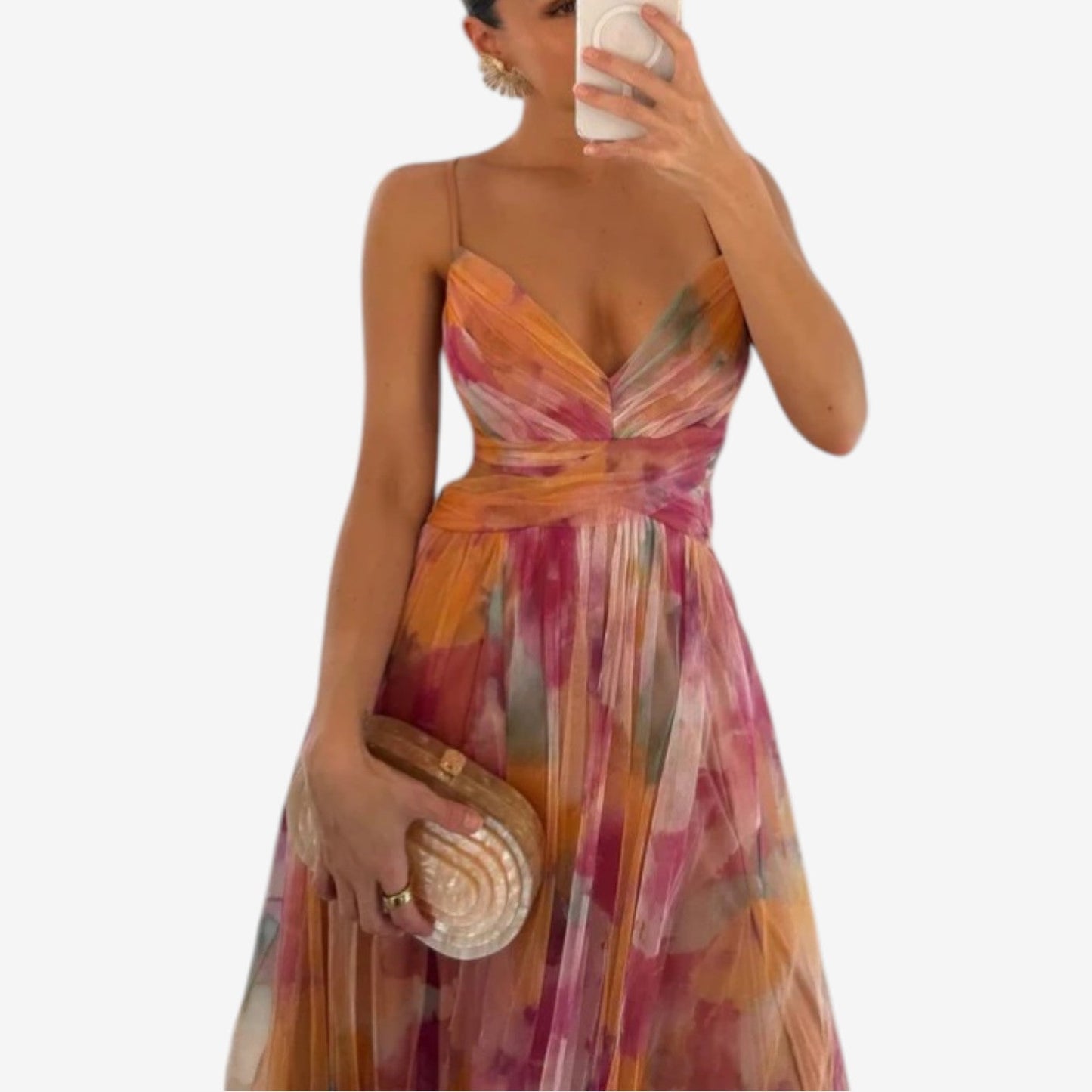 Hilda™ Vestido maxi floreado