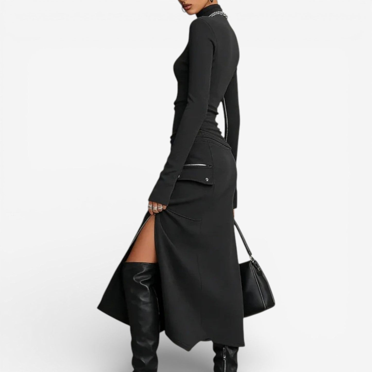 Carlene™ Vestido ajustado con abertura
