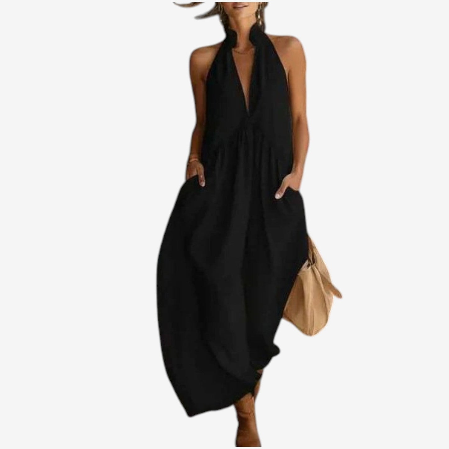 Shanen™ vestido maxi de estilo boho