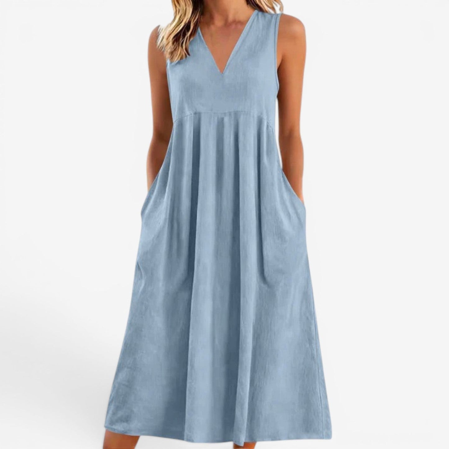Suzaine™ Vestido midi acampanado